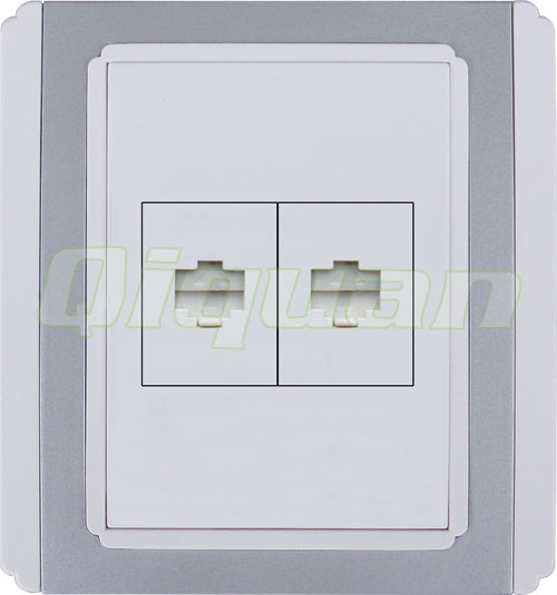 Double TEL Socket