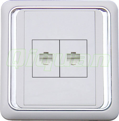 Double TEL Socket