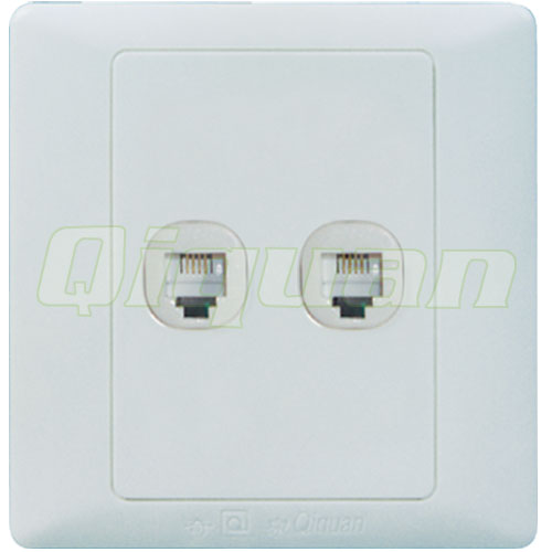 Double TEL Socket