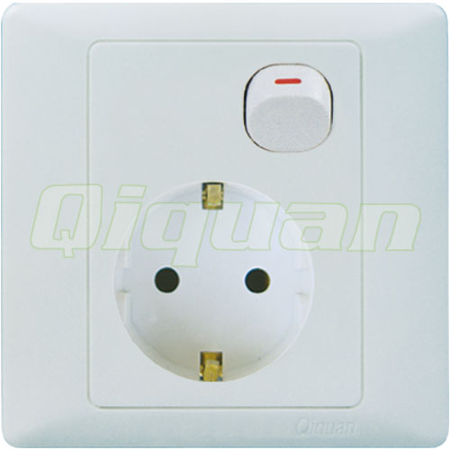 Euro Socket With Switch
