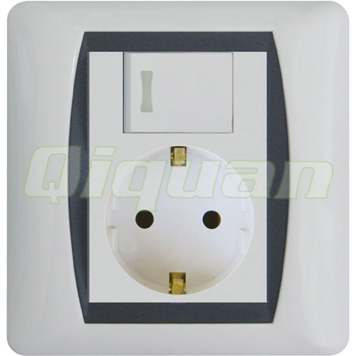 Euro Socket With Switch